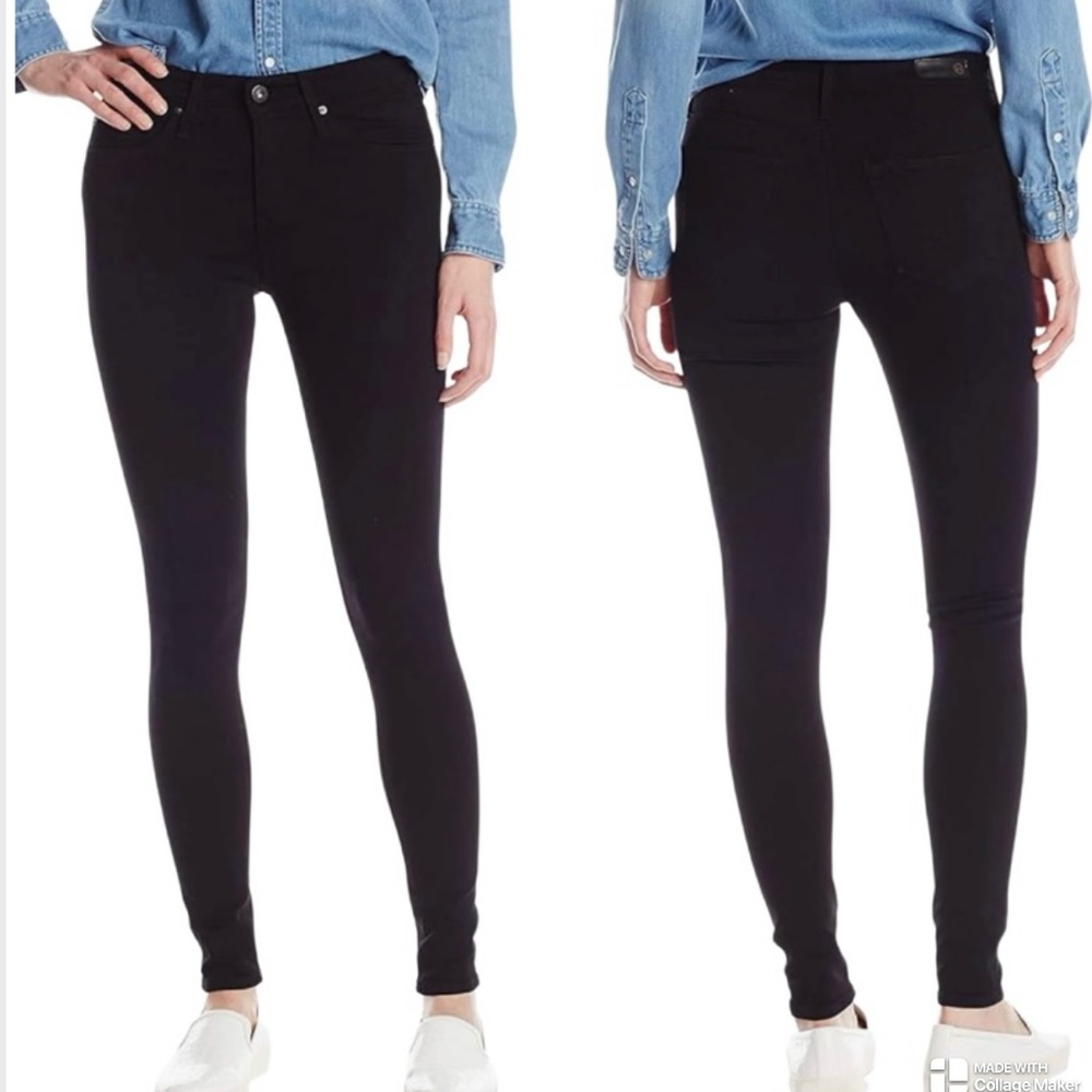 AG ADRIANO GOLDSCHMIED
Farrah Skinny‎ High-rise Black Jean Sz 26